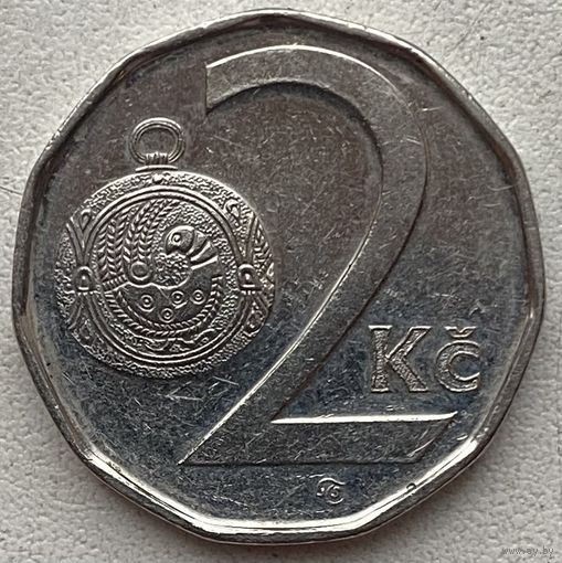 Чехия 2 кроны 2008 г.