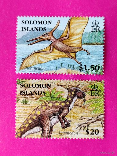 Соломоновы острова. Динозавры. ( 2 марки ) 2006 года. 5-17.