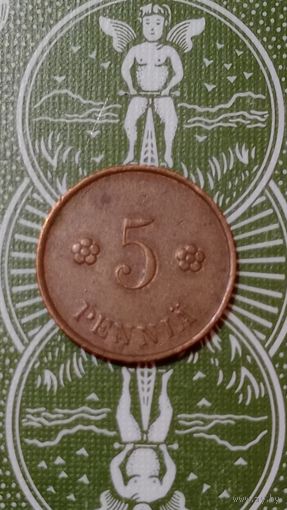 Финляндия 5 пенни1937