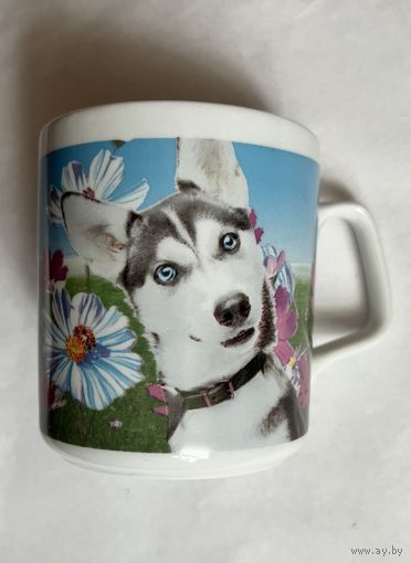 Кружка 350 мл фарфоровая "СОБАКА" ДФЗ