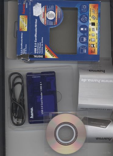 Картридер hama 1000 usb 2.0