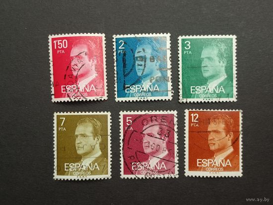 Испания 1976. Хуан Карлос. Стандартный выпуск. Полная серия