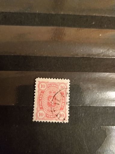1885 Россия Великое княжество Финляндское Мих 21 герб (4-4)