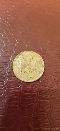 10 центов 1925 Литва.