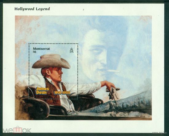 Монтсеррат 1996 Легенды Голливуда. Джеймс Байрон  MNH