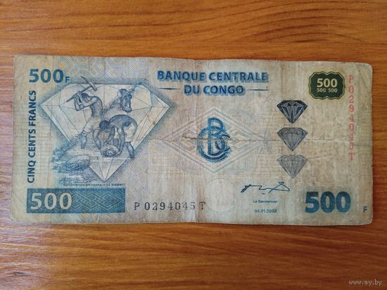 500 франков Конго.