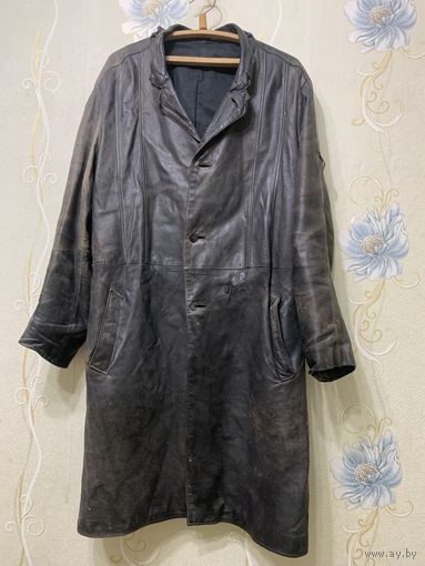 Кожаный плащ