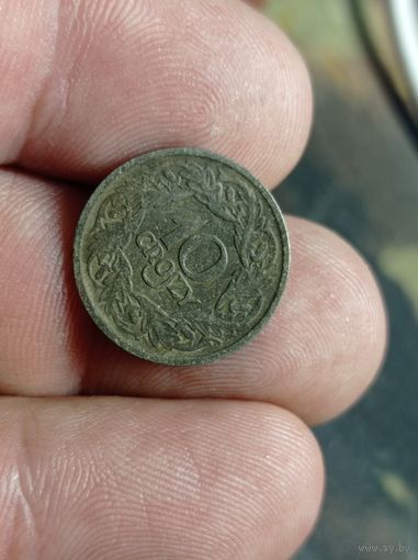 10 грошей 1923 г. Межвоенная Польша