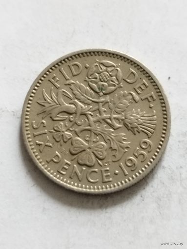 Великобритания 6 пенсов 1959