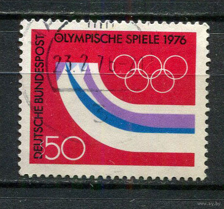 ФРГ - 1976 - Зимние олимпийские игры - [Mi. 875] - полная серия - 1 марка. Гашеная.  (Лот 73Gz)-T4P37