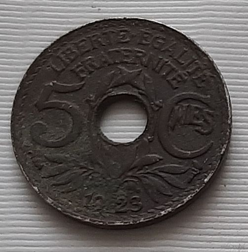 5 сантимов 1923 г. Франция