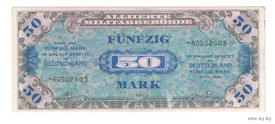 Германия 50 марок 1944 года. Состояние XF+