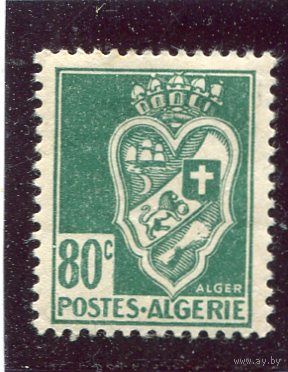 Французский Алжир. Стандарт. Герб города Алжир. 80с
