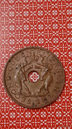 Родезия и Ньясаленд 1 пенни1961