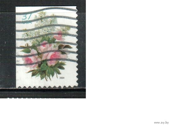 США-2004 (Мих.3813 BD) , гаш., Флора, Цветы