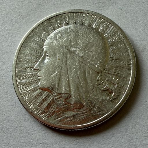 2 злотых 1934 г.  Польша.  Ядвига.  Серебро