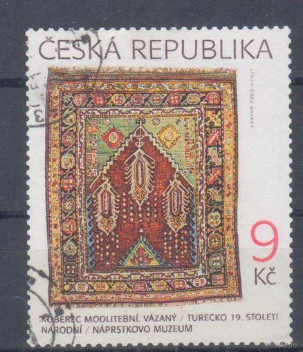 [2316] Чехия 2003. Культура.Искусство.Ковер,Турция 19 век. Гашеная марка.
