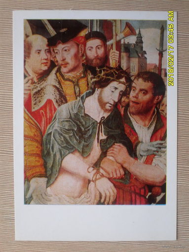 ХУДОЖЕСТВЕННАЯ ОТКРЫТКА СССР.ЯН МОСТАРТ (ок1472-ок1555) "СВЯТОЙ ЧЕЛОВЕК"1982г.