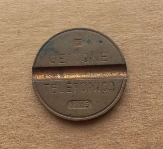 Жетон телефонный, Италия