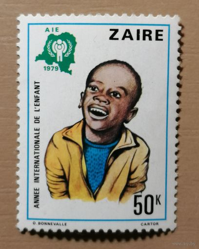 Марка Заир, международный год ребенка, 1979 г.
