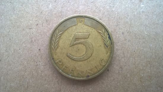 ФРГ 5 пфеннигов, 1972"F" (U-обм)