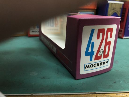 Коробка репринт к Москвич 426 NOVOEXPORT, Агат, Тантал, Саратов