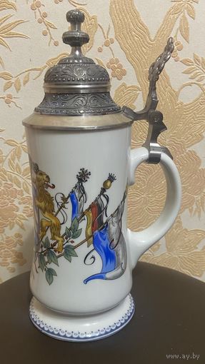 Пивная кружка Dr. Merkle Atelier. Германия. Высота 23 см