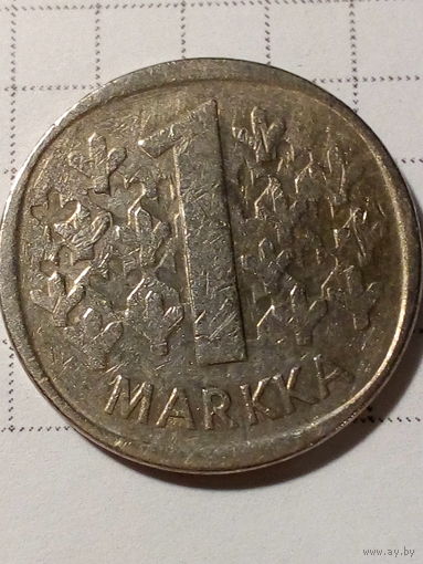 1 марка Финляндия 1971 год.