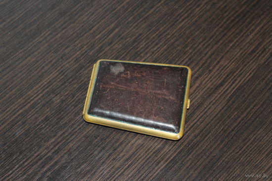 Портсигар латунный.