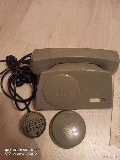 Проводной телефон производства Польша 1989г новый для коллекции