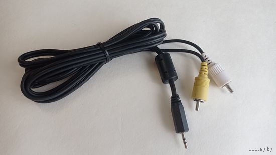 Кабель микро джек (micro jack) 2,5 - тюльпаны (2RCA)