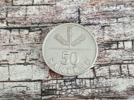 Латвия. 50 сантимов 1992.