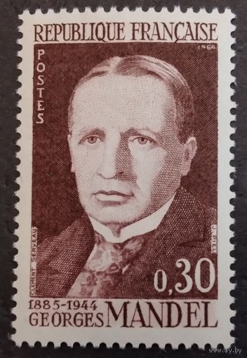 Франция. 1964г. Mi1485**. Жорж Мандель.