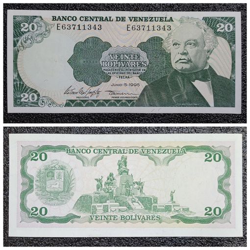 20 боливар Венесуэла 1995 г.