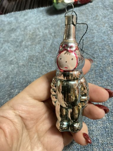 Ёлочная игрушка космонавт СССР