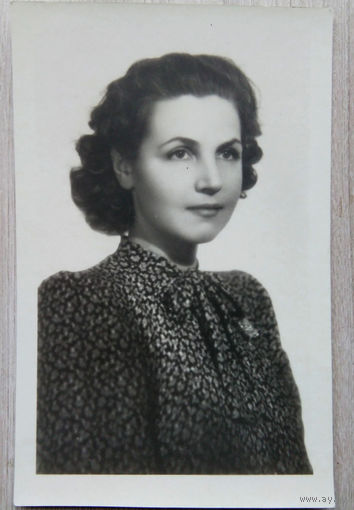 Артисты Советского кино .0016 Т. 9 x 13.5. Макарова .1954 г.