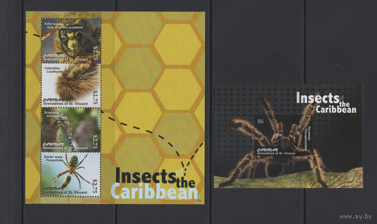 Гренадины Сент-Винсента 2011** Фауна Насекомые Пауки