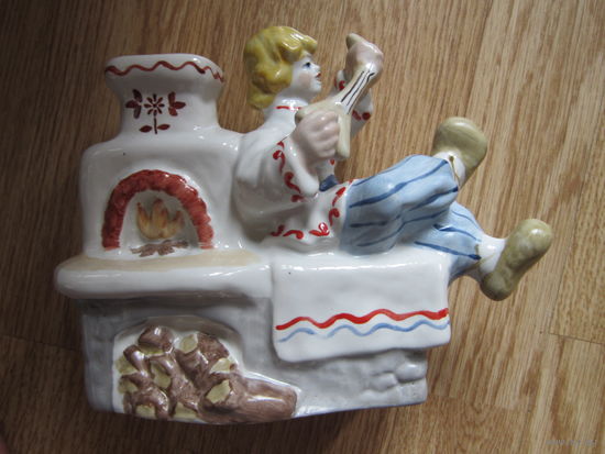 Емеля на печи.