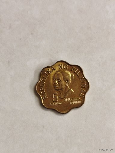 5 сентимо Филиппины.