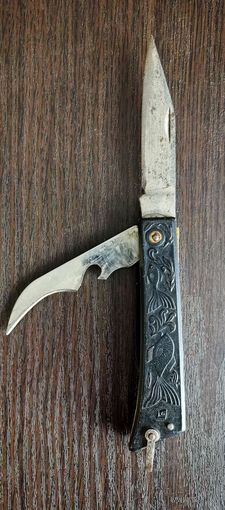 Нож складной. Рыбки