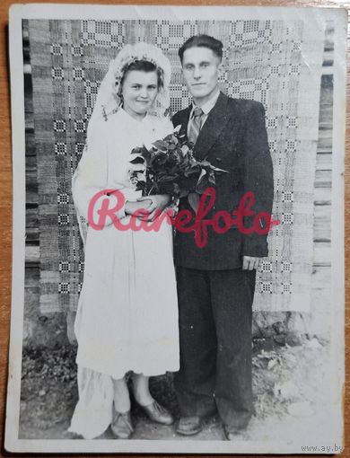 Сельская свадьба молодожены