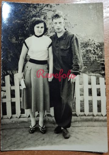 1950-е Парочка ретро фото типажи