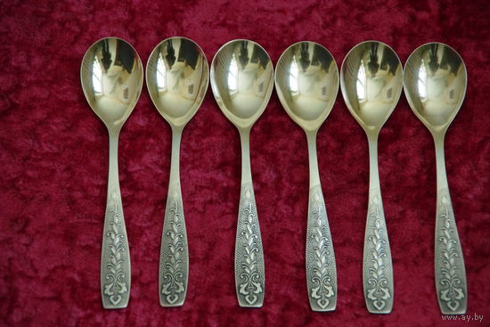 Ложки мельхиоровые  чайные  14 см   А 2