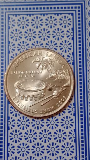 США 1/4 доллара 2009 Р. Американское Самоа