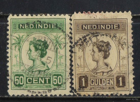 NL Колонии Нидерландская Индия 1914 Вильгельмина Новое оформление Стандарт #122-3