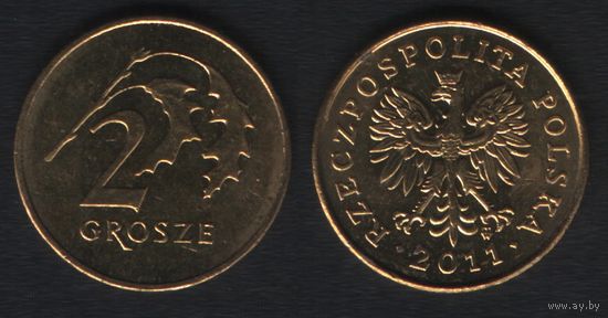 Польша y277 2 грош 2011 год (mw) (_alb2