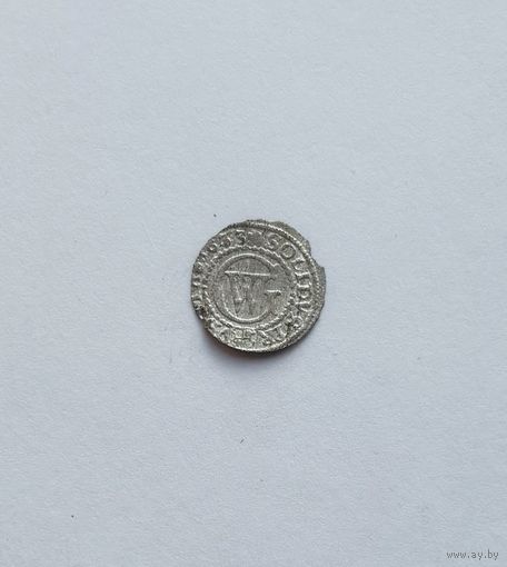 Прусское герцогство. Георг Вильгельм. Кёнигсберг. Солид 1633 г. Хорошее состояние!