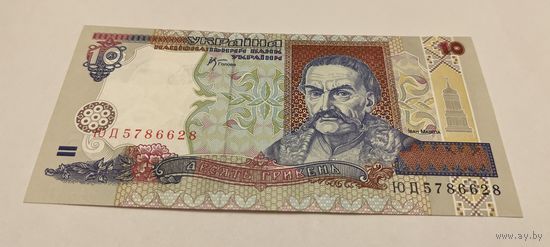 10 гривен 2000 с рубля
