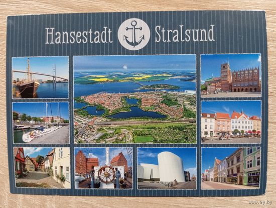 О-11. ПОДПИСАННАЯ ОТКРЫТКА. ГЕРМАНИЯ. МОРСКОЙ ГОРОД.