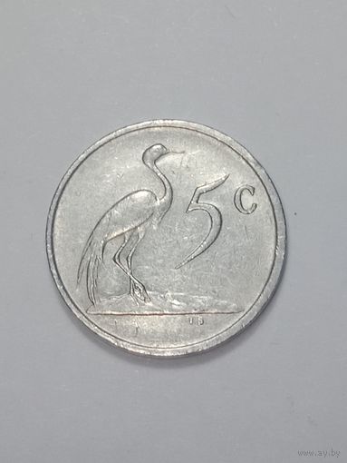 ЮАР 5 центов 1986 года . South - Africa